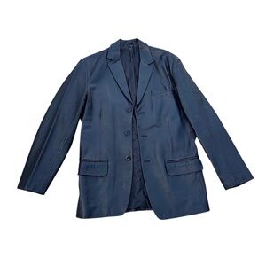 Men’s Vintage Leather Blazer